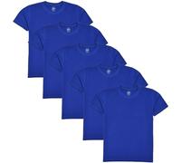 Kids Union Jack T Shirt Boys Girls - T Shirt PL Royal 5 Pack 5-6