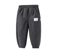 Kids Unisex Fleece Jogging Bottoms Boys Girls Childrens School Jog Pants Plain Sports Games Fleece PE Joggers Trouser Elasticated Jogging Tracksuit Bottoms Sweatpants Pull On (Grey, 3-4 Years)