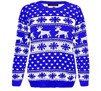 Kids Unisex Knitted Christmas Jumper: Rudolph - - One size