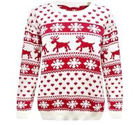 Kids Unisex Knitted Christmas Jumper: Rudolph - - One size