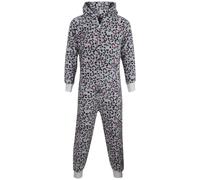 Kids Unisex Leopard Pink Grey A2Z Onesie One Piece World Book Day Soft Costume