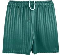 Kids Unisex PE Shorts - Shadow Stripe Sports Shorts for Boys & Girls, Elastic Waist with Drawstring - Football, Cycling, Summer Play - Ages 3-14 (as8, age, 3_years, 4_years, regular, Green 3-4 Years)