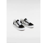 Vans Primary Check Old Skool Shoes pure black white Kids - 31