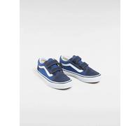 Kids UY Old Skool V Suede Touch 'n' Close Trainers blue