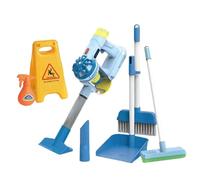 Kids Vacuum that Really Works, Safe Realistic Detachable Toy Vacuum with Sound Effects & Working Suction, Interactive Skill-Building Kids Cleaning Set for Toddlers 3+, No Battery