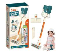 Kids Vacuum Toy - 50cm Pretend Play Cleaner, Light Sound Sweeping Device, Interactive Cleaning Appliance, Children's Vacuum Cleaner With Real Function, Fun Learning Toy For Boys Girls Children Family