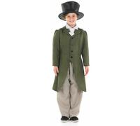 Kids Victorian Regency Boy Costume Oliver Twist - 8-10 Years