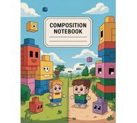Kids Video Game Notebook: 120 Pages Composition Book, with Illustration Cover Design, ideal for Journaling, School Notes, Ideas, Students, Teens, ... Cover Design, ideal for Journaling, Scho