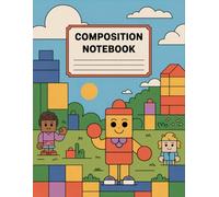 Kids Video Game Notebook: 120 Pages Composition Book, with Illustration Cover Design, suitable for Ideas, Journaling, Drawing, Teens, Teachers, ... suitable for Ideas, Journaling, Drawin