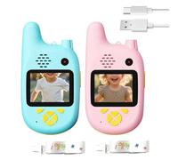Kids Video Walkie Talkies with Dual-HD Cameras | Long Range Video & Voice Calling, No Sims Needed, Photo/Videos Recording Toy | Perfect for Outdoor Adventure Gift for Boys & Girls