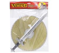 Kids Viking Shield Age 3+ And Weapon Set | Medieval Warrior Fancy Dress Costume | Children's Viking Accessories - Sword