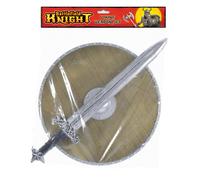 Kids Viking Shield And Weapon Set | Medieval Warrior Fancy Dress Costume | Children's Viking Accessories - Sword