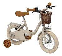 Kids Vintage Bike 12", 14", 16" Retro Children’s Bicycle with Basket & Training Wheels, Adjustable Seat, Front & Rear Brakes, Classic Cruiser Style, Retro Bicycle for Ages 3-9