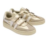 Kids Viper Glimmer Strap Trainers White/Gold-Coloured