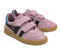 Kids Viper Strap Suede Trainers Pink/Black