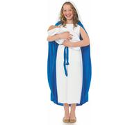 Fun Shack Virgin Mary Costume Kids, Girls Mary Costume, Nativity Costumes for Kids, Girls Christmas Costumes, Medium