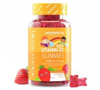 Kids Vitamin D Gummies - 3 Month Supply - 400 IU Vitamin D3 - Alternative to Vitamin D3 Tablets & Spray - Gluten-Free Kids Vitamins for Bones & Teeth