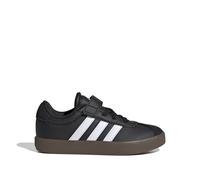 adidas Unisex Kid's VL Court 3.0 Hook and Loop Shoes, Core Black/Cloud White/Core Black, 10 UK Child