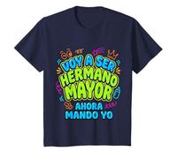 Kids Voy A Ser Hermano Mayor 2026 Ahora Mando Yo Anuncio Embarazo T-Shirt