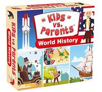 Kids vs Parents World History Quiz Board Game Educational Games Trivia for Family | Age 7+