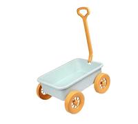 Kids Wagon Toy Sand Toy Trolley Beach Game Cart for Children Boys Girls Ages 3-6 Outdoor Pull Cart with Storage Space- Blue