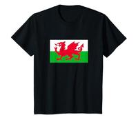 Kids Wales Flag Welsh Dragon Kids Boys Girls Children Youth Wales T-Shirt