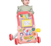 Kids Walker Toy, Walker with Wheels Sit to Stand Learning, Early Educational Child Activity Center for 1 to 3 Years Old, Promotes Motor Skills and Coordination, 15.75x12.6x15.94 inches
