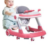 Kids Walker with Wheels, Activity Kids Foldable Push Walker, Feeding Tray Children Walker, Boys and Girls Learning to Walk Walker, Kids Walker with Wheels for Kids, Activity Push Walker for Baby
