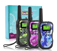 Kids Walkie Talkie Toys for 3-12 Years Old Boys Girls, Upgraded Version Camouflage Exterior 8 Channels 2 Way Radio with VOX Function & LED Flashlight for Kids Outside Adventures, Camping, Hiking