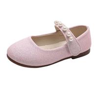 Kids Walking Sandals,Girls Summer Sandals,Fashion Pattern Solid Pearl Decoration Lightweight Comfort Hook Loop Shoes for Travelling Beach Ankle Shoes