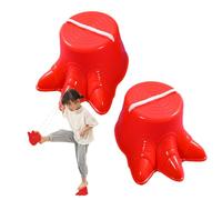 Kids Walking Stilts, Walking Buckets Big Feet Stilts, Classic Picnic Game Set Anti-Slip Dinosaur Foot Shape Stilt Cup Toys for Kids Party Birthday Game School
