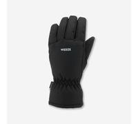 Kids’ Warm And Waterproof Ski Gloves - 100 Black