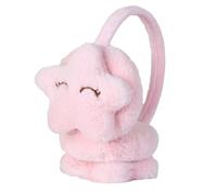Kids Warm Fluffy Earmuffs Adjustable Winter Lovely Cartoon Star Earmuffs Outdoor Thermal Ear Cover Baby Girls Boys Windproof Ear Protector Soft Plush Ear Warmers Xmas Birthday Gift