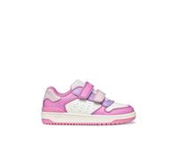 Kids Washiba Breathable Trainers with Touch 'n' Close Fastening pink/white