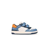 Geox J Washiba Boy A Sneaker, White Lt Avio, 5 UK
