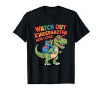 Kids Watch Out Kindergarten Here I Come T Rex Back To School T-Shirt