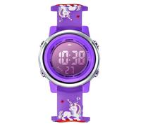 Kids Watches Girls Watch Ages 3-12 Toddler Digital Sports Waterproof 3D Cartoon 7 Color Lights Wrist Watch for Girls Little Child