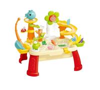 Kids Water Activity Table - Electric Summer Toy, 1-Pack Interactive Splashing Fountain Basin For Patios, Continuous Flow Wet Play Desk, Utilities, Backyard Amusements For Holidays And Beaches