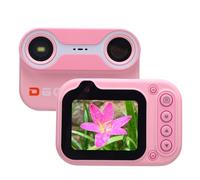 Kids Water Proof Camera, 2K 26MP 9.8FT Underwater Cameras with 32G Card, 10X Digital Zoom Point and Shoot Camera Portable Video Cam for Boys Girls Gifts (Rosa)