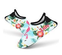 Kids Water Shoe Anti-Slip Swim Socks Cute Pattern Flexible Comfortable Beach River Playing (28-29)
