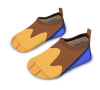 Kids Water Shoes Boys Toddles Baby Beach Swim Shoes Aqua Pool Swimming Socks Quick Dry Non-Slip(Dog Paw Yellow 24/25)