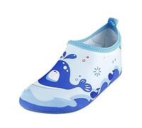 Kids Water Shoes Toddler Swim Shoes for Boys Girls Children Pool Shoe Quick Dry Non-Slip Aqua Socks Infant Barefoot Skin Water Socks for Swimming Surfing Outdoor Sports Holiday (Blue, 7.5 Toddler)