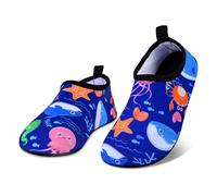 Kids Water Shoes Toddlers Swim Beach Shoes, Infant Wet Swimming Pool Shoes for Boys Girls Non-Slip Quick Dry Aqua Socks, Soft Skin Barefoot Baby Holiday Essentials for Garden Sea Waliking Wetsuit