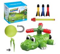 Kids Water Sprinkler Cartoon Crocodile Rocket Launch Game