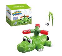 Kids Water Sprinkler - Cartoon Crocodile Toy, Rocket Splash Game with Rotating Spray Action, Outdoor Water Play Set, Cooling Fun Device, Splash Activity for Swimming Pool Beach Garden Courtyard Lawn
