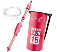 Kids Water Squirter - Portable Backpack Water Toy, Extendable Pump Action Splash Device | Lightweight Wearable Reservoir Feature, High Energy Advantage, Outdoor Hot Weather Cooling