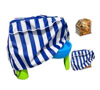 Kids Water Table Cover - 210D Oxford Cloth 94x56x65cm | Waterproof Heavy Duty Protective Shield | Suitable For Step-2 Rain Shower Sprinkler Outdoor Toys For Patio Backyard Deck And Lawn Use