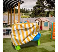 Kids Water Table Cover, Waterproof Dustproof Water Table Cover, For Patios, Backyards, And Lawns Outdoor Environments, 94 * 56 * 65cm(Yellow)