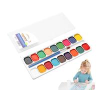 Kids Watercolor Paint Set - Assorted Color Palette, Vibrant Washable Pigments | Classroom Art Supplies, Bulk Drawing Kit for Children, Easter Birthday Children's Day Gift, Safe Creative