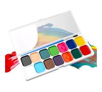 Kids Watercolor Set - Painting Kit, Bright Color Palette, Creative Art Supply | washablepigmentcreationbundle providing rich tones easy cleanup and safe use for children art classes craft pr